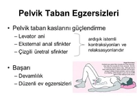 Pelvik Taban Egzersizleri ve Yöntemleri